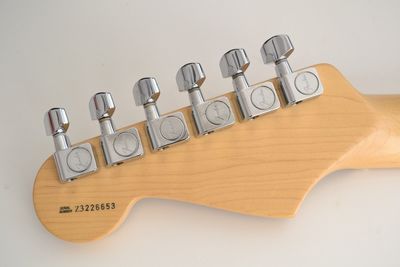 50th Anniversary Stratocaster Headstock Back
