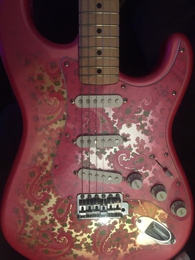 Paisley Stratocaster for Export body