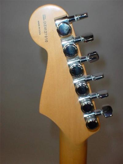 American Deluxe Stratocaster QMT HSS Headstock Back