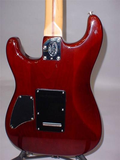 American Deluxe Stratocaster QMT HSS Body Back