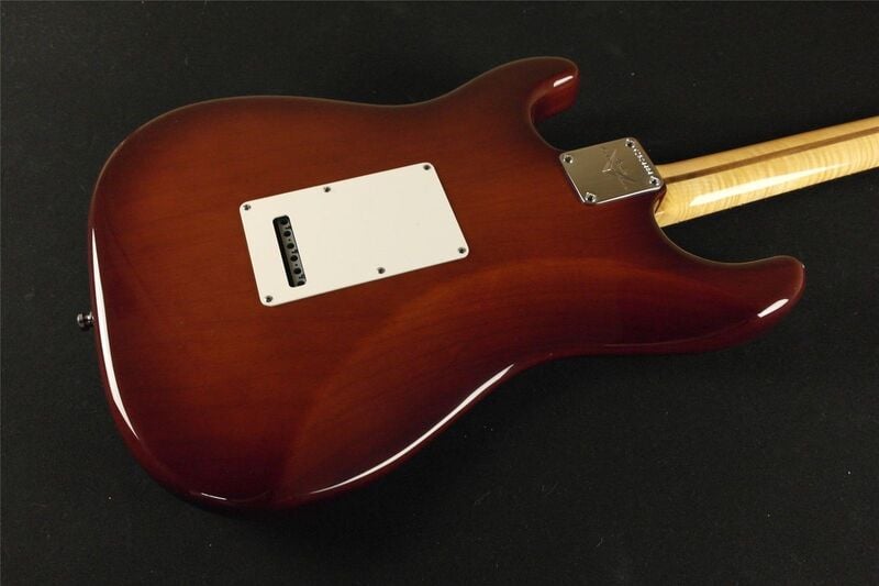 Flame Maple Top American Custom Stratocaster back