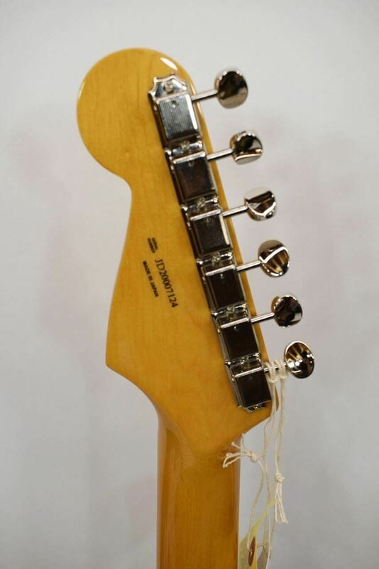 Black Paisley Stratocaster Headstock Back
