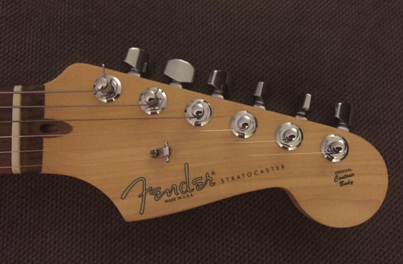 2004 American Stratocaster, with 50th anniversary commemorative neck plate