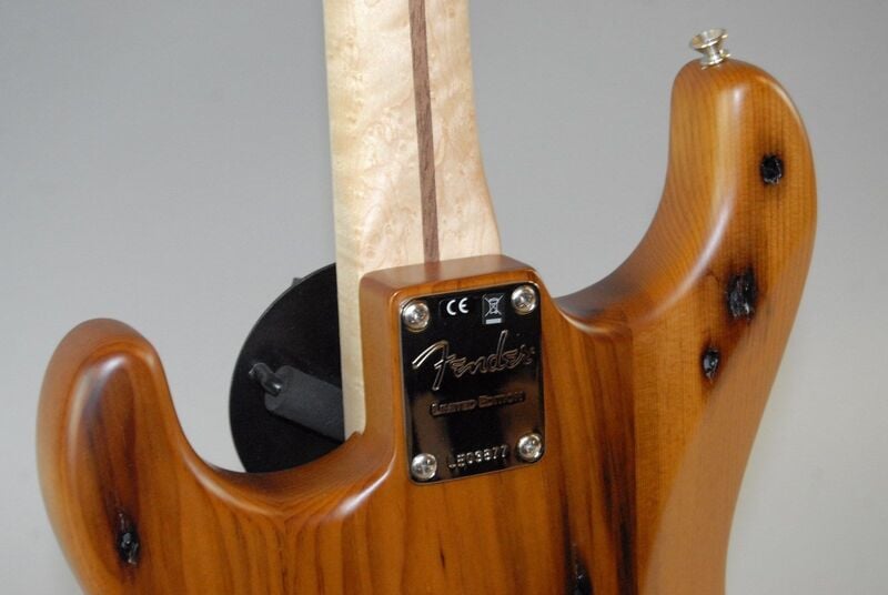 Limited Edition American Vintage '59 Pine Stratocaster horns back