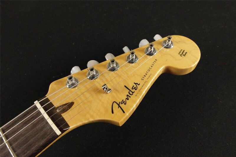 Flame Maple Top American Custom Stratocaster headstock