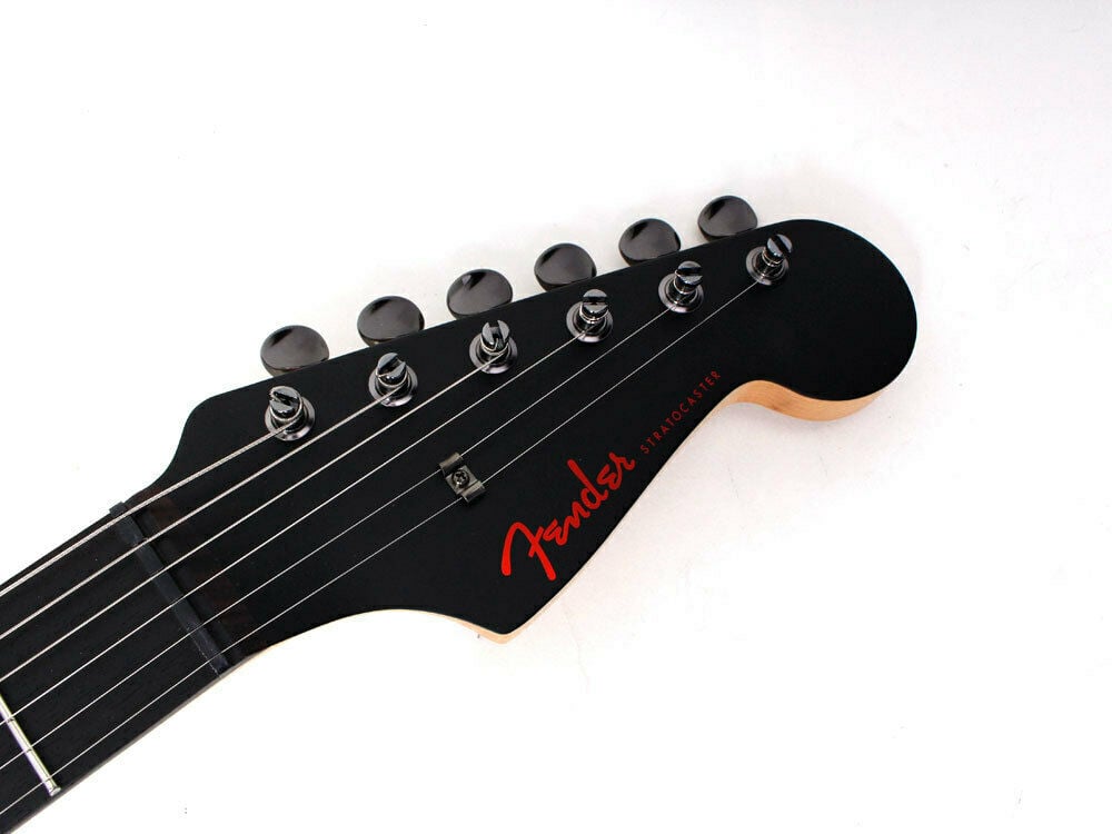 Limited Noir Stratocaster headstock