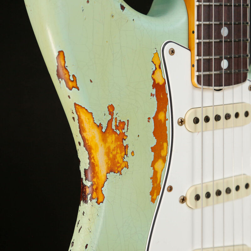 67 stratocaster heavy relic relic detail