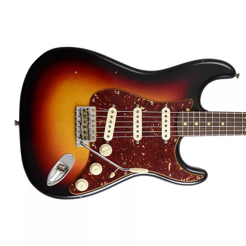 Limited 1962 Stratocaster Journeyman Relic 3-Tone Sunburst body