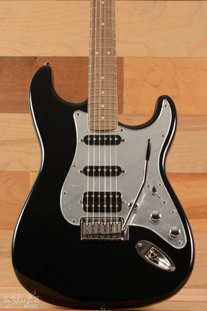 2018 Squier Black And Chrome Standard Stratocaster