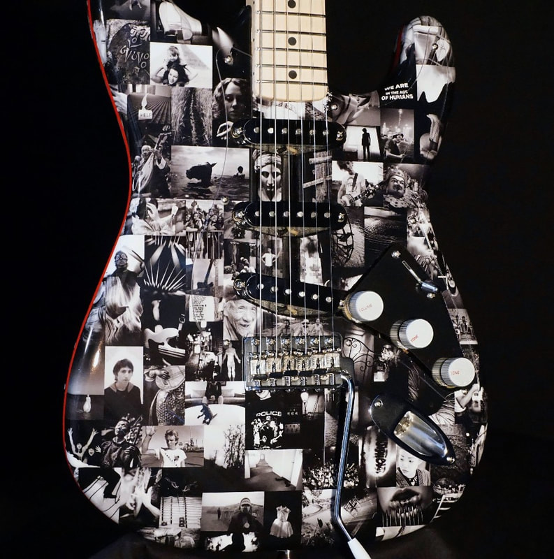 Andy Summers Monochrome stratocaster Body front