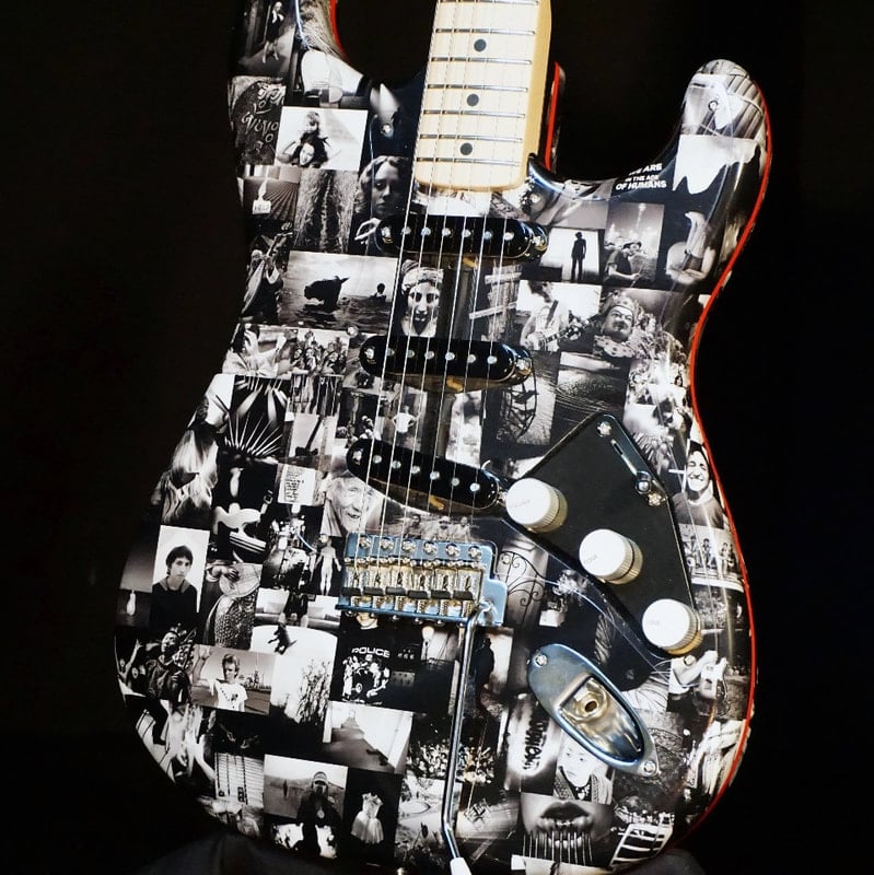 Andy Summers Monochrome stratocaster Body front