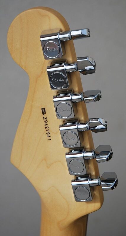 American Standard Stratocaster (Second Series) head back