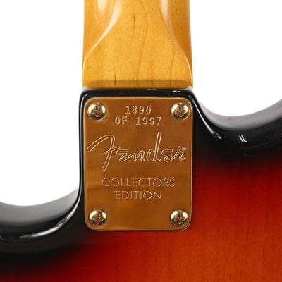 Collectors Edition stratocaster Neck Plate