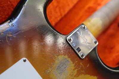 1967 Heavy Relic Stratocaster neck plate