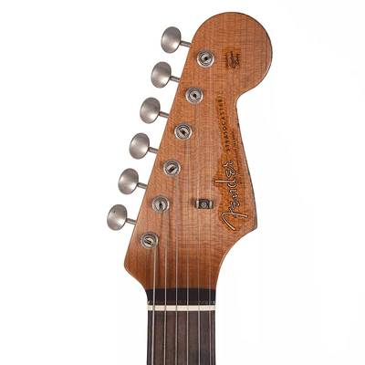 Limited 1960 Roasted Alder Stratocaster Heavy Relic headstock