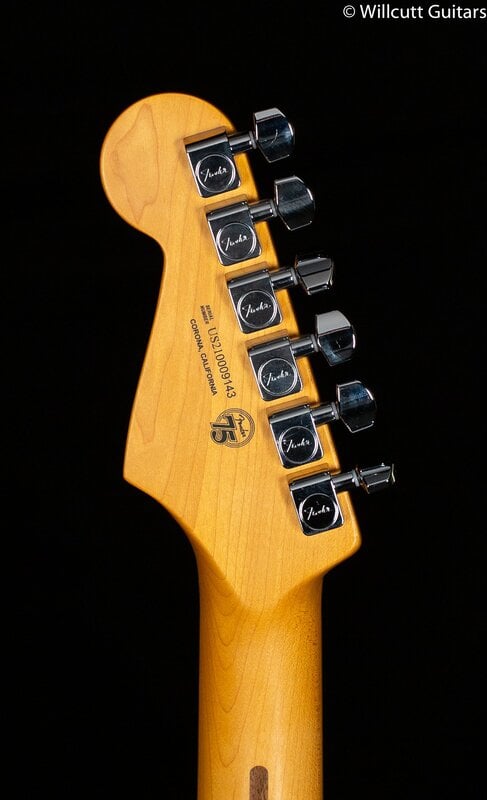 American Ultra Luxe Stratocaster HSS Headstock Back