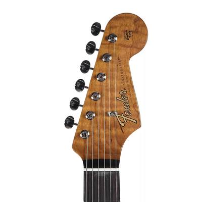 Artisan Koa Stratocaster headstock