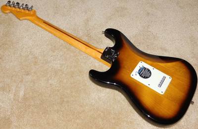 American Deluxe Stratocaster V Neck Back