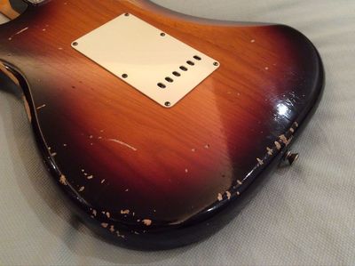 Limited 1964 Stratocaster Relic body back