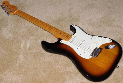 American Deluxe Stratocaster V Neck front