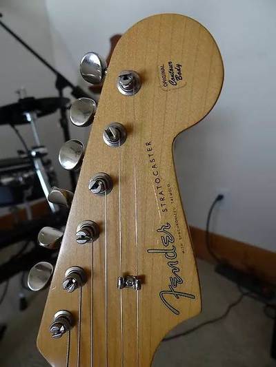 1956 Stratocaster Headstock front