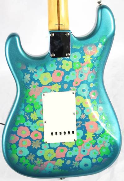 Classic Series Blue Flower Paisley Stratocaster body back
