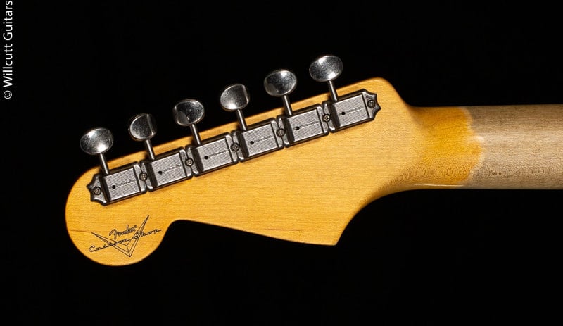 Postmodern Stratocaster Journeyman Relic with Closet Classic Hardware headstock back