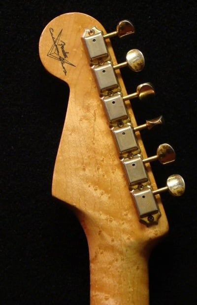 1956 Stratocaster Headstock Back