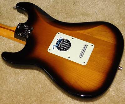 American Deluxe Stratocaster V Neck Body Back