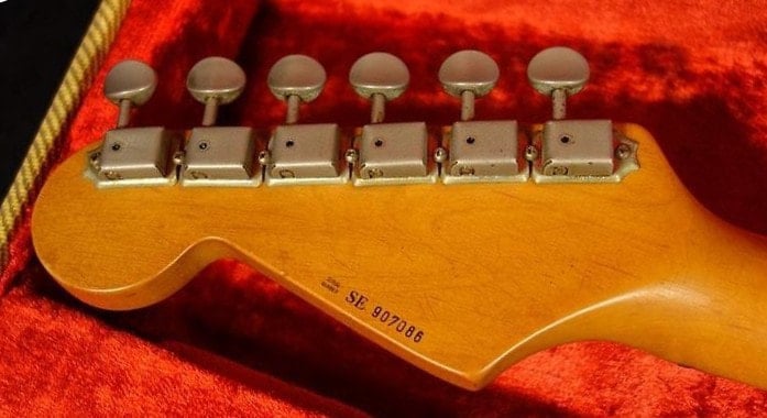 Kluson Style tuners on a 1989 YJM Strat