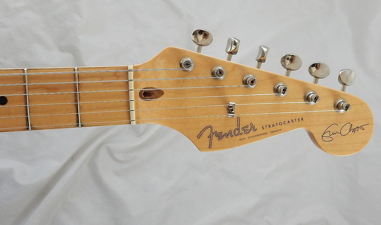 Eric Clapton Stratocaster headstock front