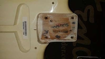 Hendrix Stratocaster Neck Pocket